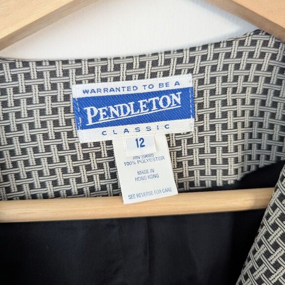 Vintage Pendleton Oversized Blazer Women's Size 12 - Picture 3 of 4